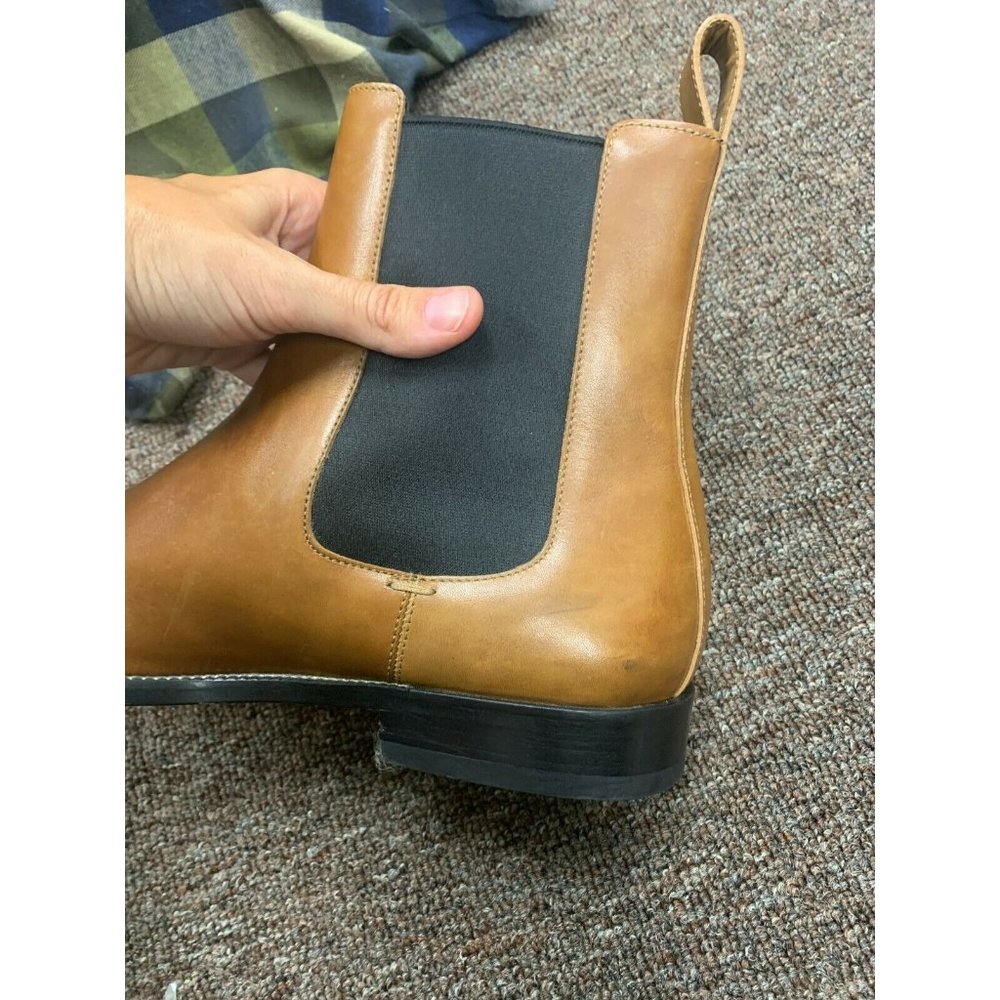 Gucci Saddle Brown Leather Pull-On Chelsea Boots - Picture 11 of 11